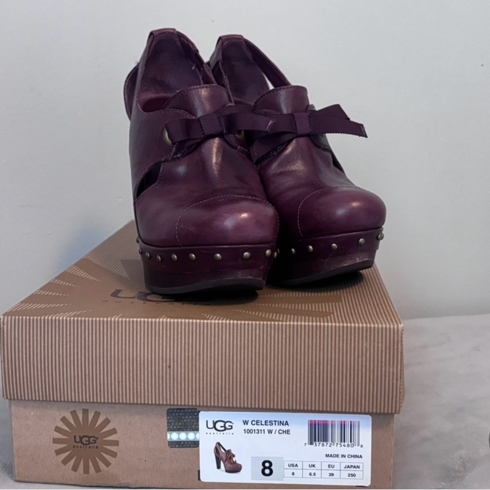 UGG Celestina Women's Platform Shoes in Rich Purple